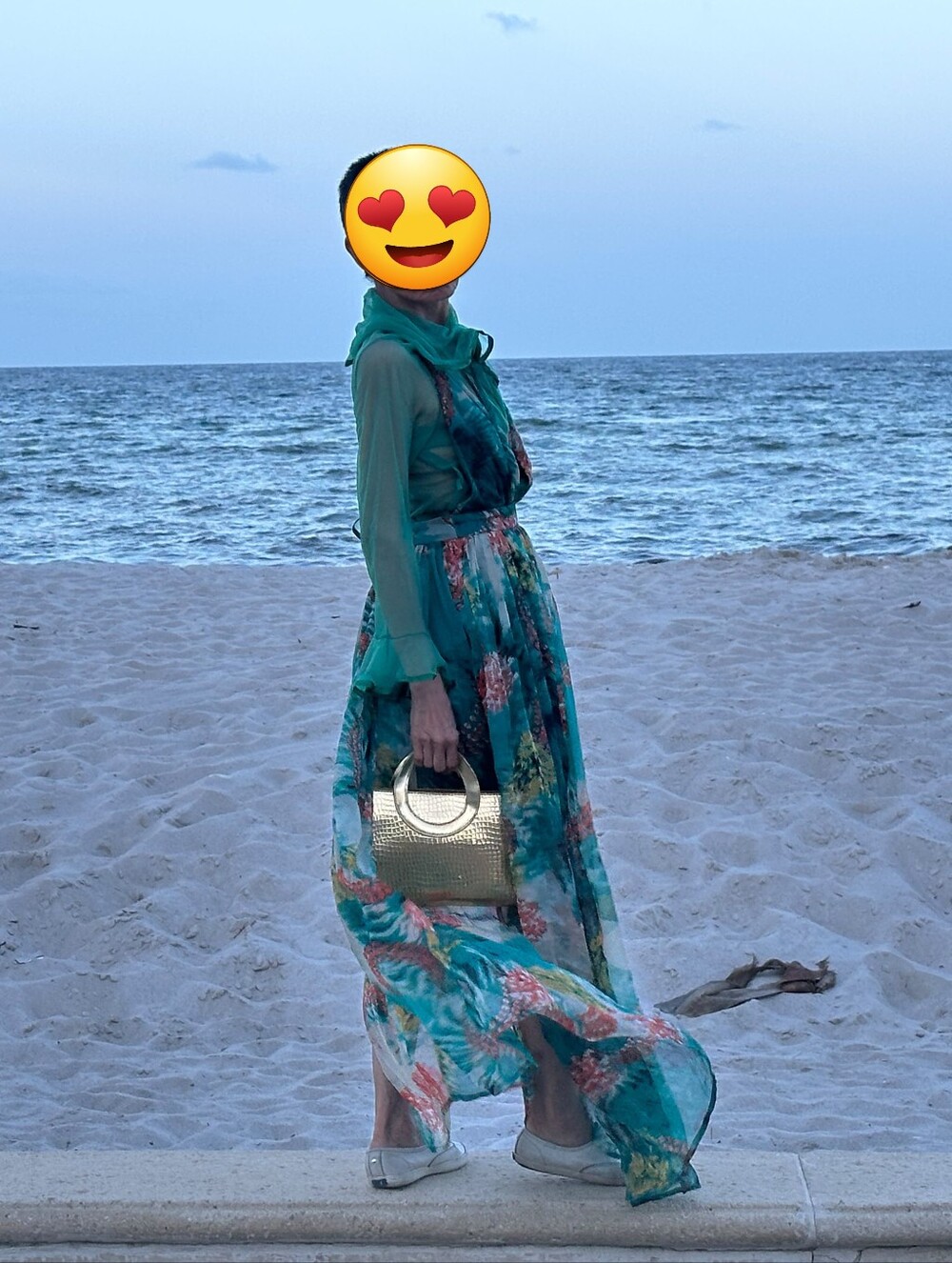 Floral Dress - Elegant Women's Beach Dress